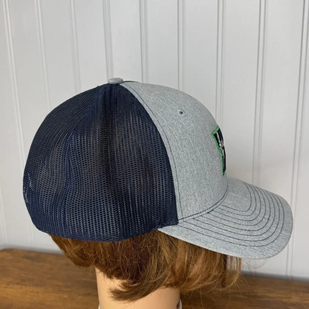 Louisiana Demco Hat Richardson 112 Trucker Hat Cap Black Green Gray  OS